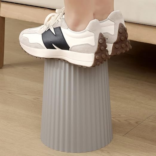 JiatuA Small Bathroom Trash Can Plastic Wastebasket Garbage Can Grey 2 Pack | - Image 4