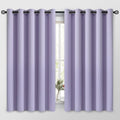 COSVIYA Grommet Room Darkening Lilac Curtains 63 inch Length by COSVIYA