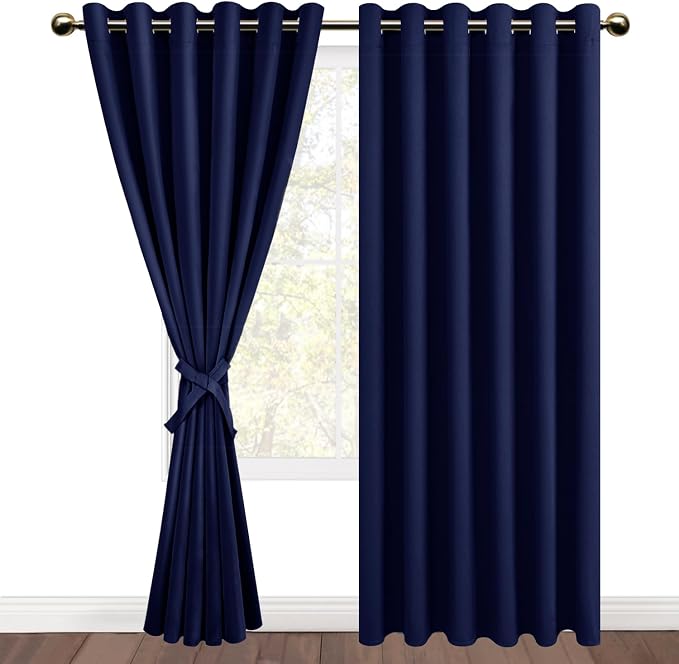 DWCN Grommet Blackout Curtains for Bedroom Thermal Insulated & Room Darkening - Image 7
