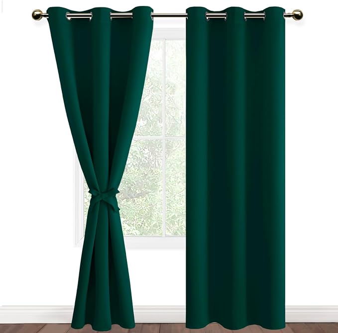 DWCN Blackout Curtains – Christmas Room Darkening Privacy Grommet Drapes - Image 7