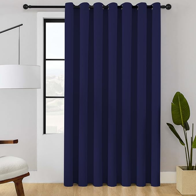 ChrisDowa Room Divider Curtains 96 Inch Length Sliding Door Curtain 1 Panel | by ChrisDowa