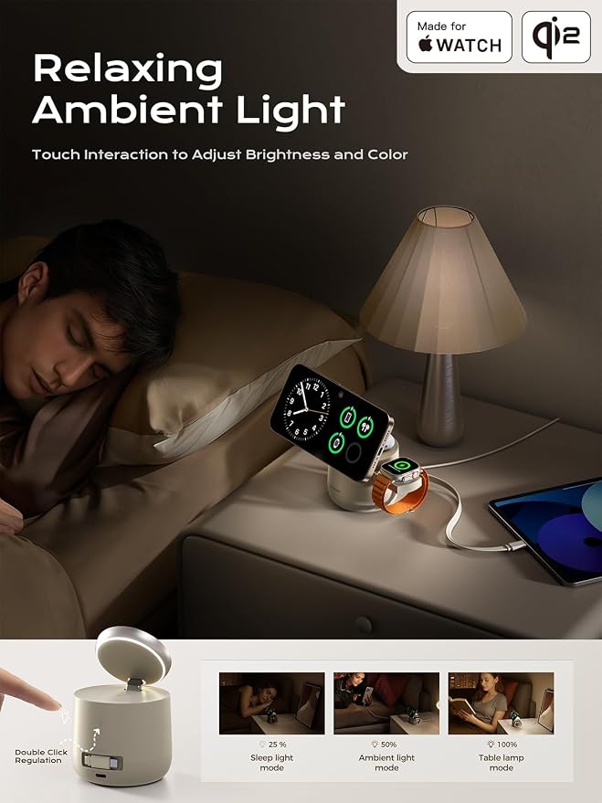 4 in 1 Qi2 Magnetic Wireless Charging Station, 15W Fast Charger - Image 7