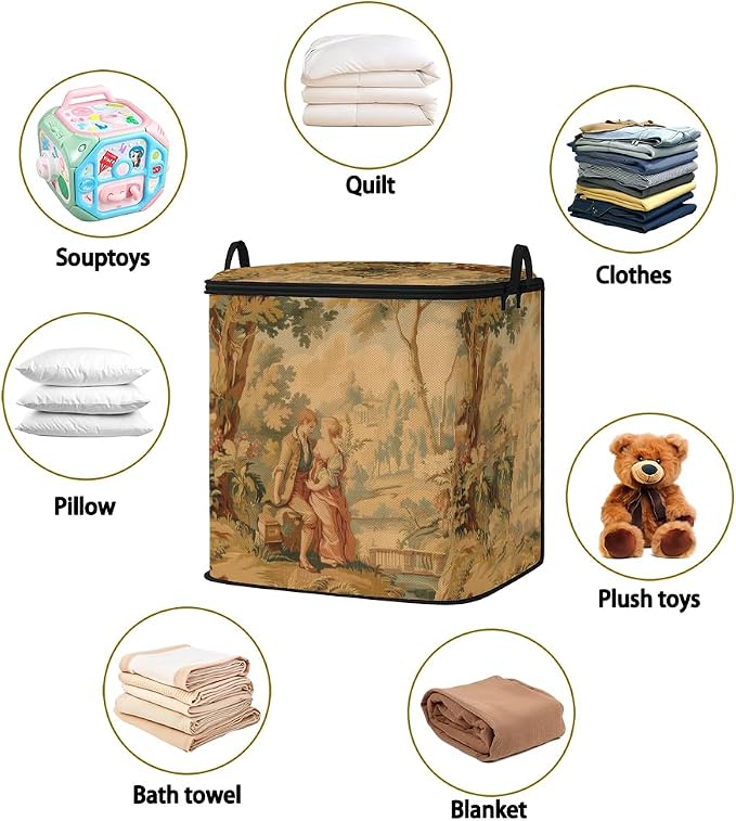 2pcs blanket storage bag for under bed, closet organizers 95L | clothing - Image 2