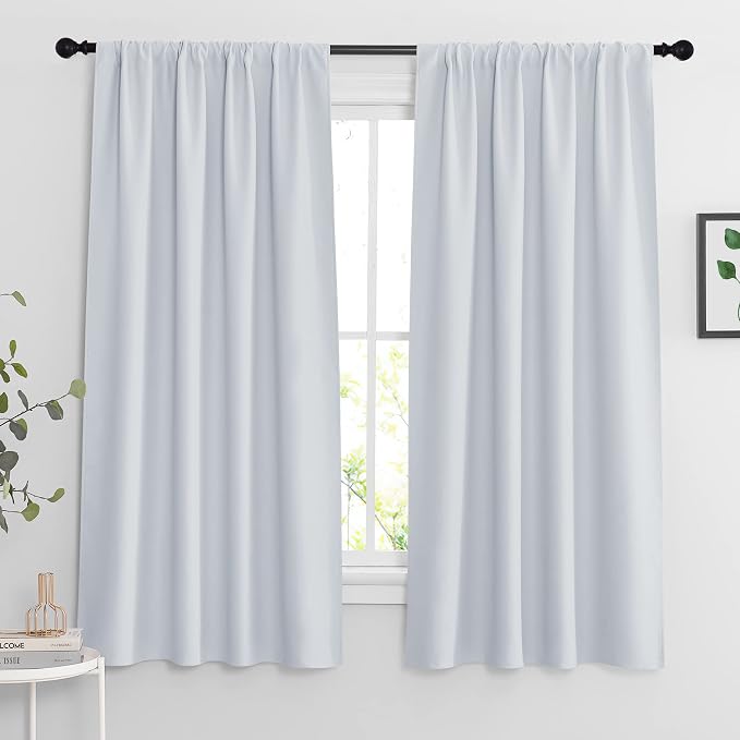 RYB HOME Extra Wide Curtains for Bedroom Living Dining Room 63 inches Long | by RYBHOME