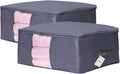 Comforter Storage Bags Pack of 2, Pillow Beddings/Blanket Clothes Organizer by VEAMOR