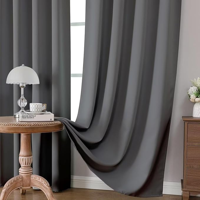 Joydeco Blackout Curtains 63 Inch Length 2 Panels Set, Thermal Insulated Long - Image 4