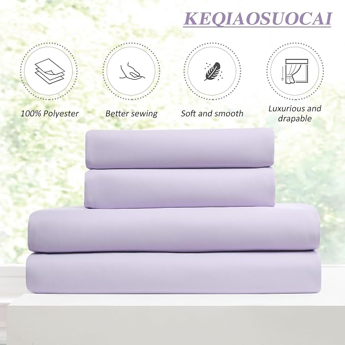 Pinch Pleated Lavender Blackout Curtains Short 2 Panels Set 45 Inch Length - Image 5