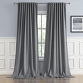 132 Inch Curtains Extra Long Back Tab and Rod Pocket Thermal Insulated Blackout by DUALIFE