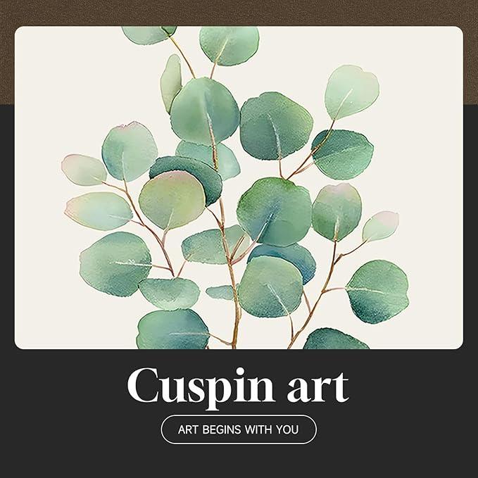 Framed Sage Green Botanical Wall Art - Image 7