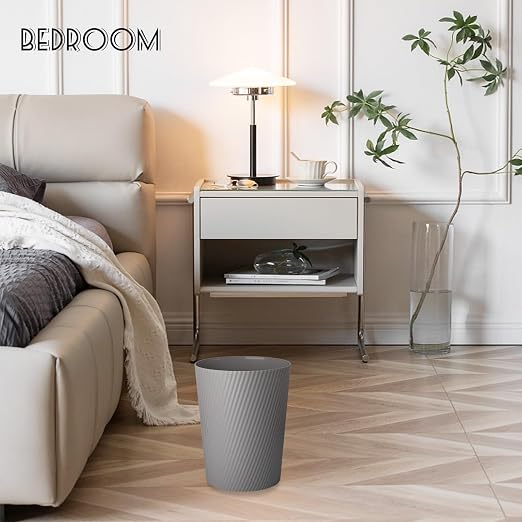 UUJOLY Small Trash Can Wastebasket Garbage Can Container Bins - Image 4