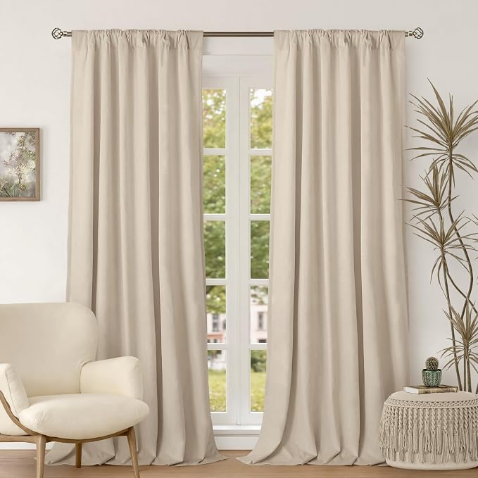 BGment Velvet Curtains 120 Inch - Image 2