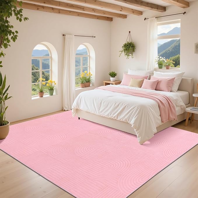 Pauwer 6x9 Area Rugs for Living Room, Modern Non Slip Washable Rug, Soft Fluffy - Image 7
