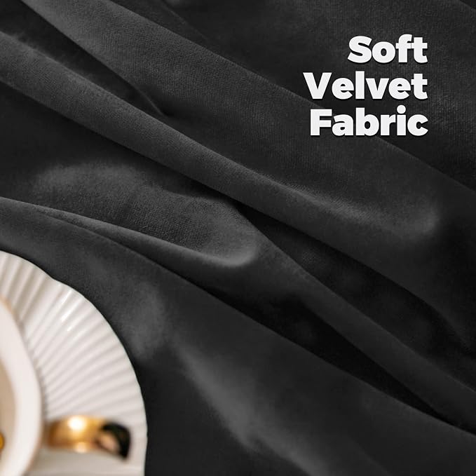 BGment Velvet Blackout Curtains - Image 5