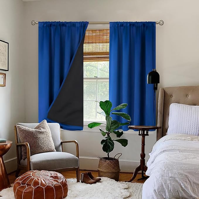 BGment Royal Blue Blackout Curtains - Image 2