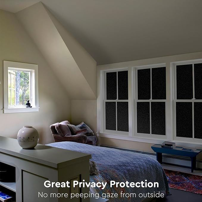 Kromapolis Blackout Film, Total Privacy & Room Darkening, 35.4'' x 118.1'' | - Image 4
