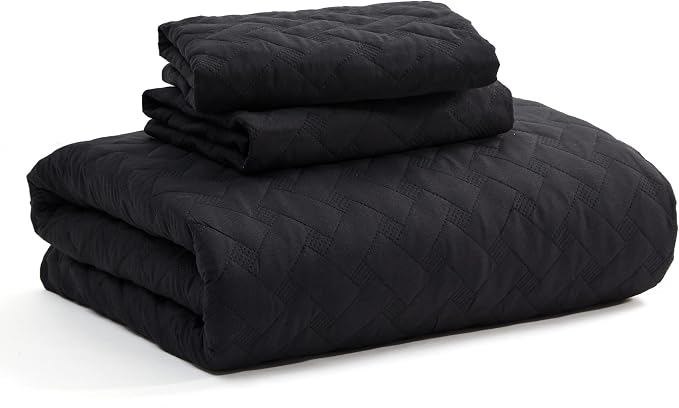 Bedsure King Size Quilt, Lightweight Comforter Set, Basket Weave, All-Season - Image 7