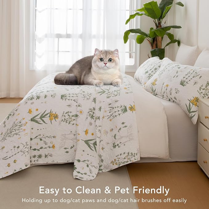 Lady Ann Oversized King Quilt 120x120, Cotton California King Size Quilted - Image 7