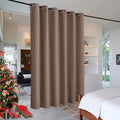 RYB HOME Extra Wide Curtains Room Divider Privacy Blackout Partition | Thermal by RYBHOME