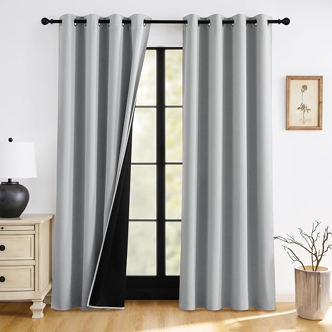 RYB HOME 100% Blackout Curtains by RYBHOME