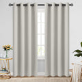 COSVIYA Grommet Room Darkening Cream Beige Curtains 84 inch by COSVIYA
