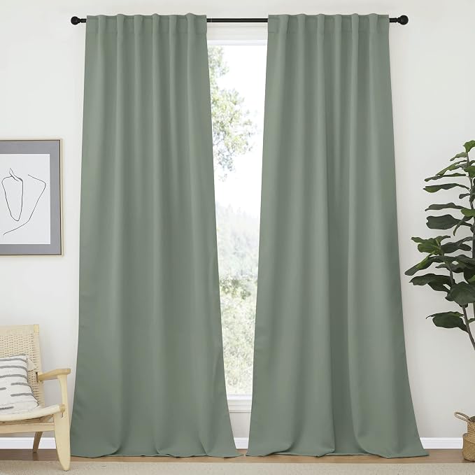 NICETOWN Window Treatment Curtains Room Darkening Draperies by NICETOWN
