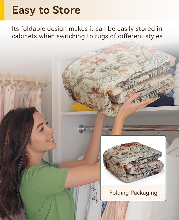 RELEANY Washable Area Rug, Runner 2'x8', Water Repellent, Pet Friendly - Image 6