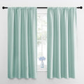 NICETOWN Blackout Curtains for Bedroom, Aqua Blue, 1 Pair, 42 by 45-inch by NICETOWN