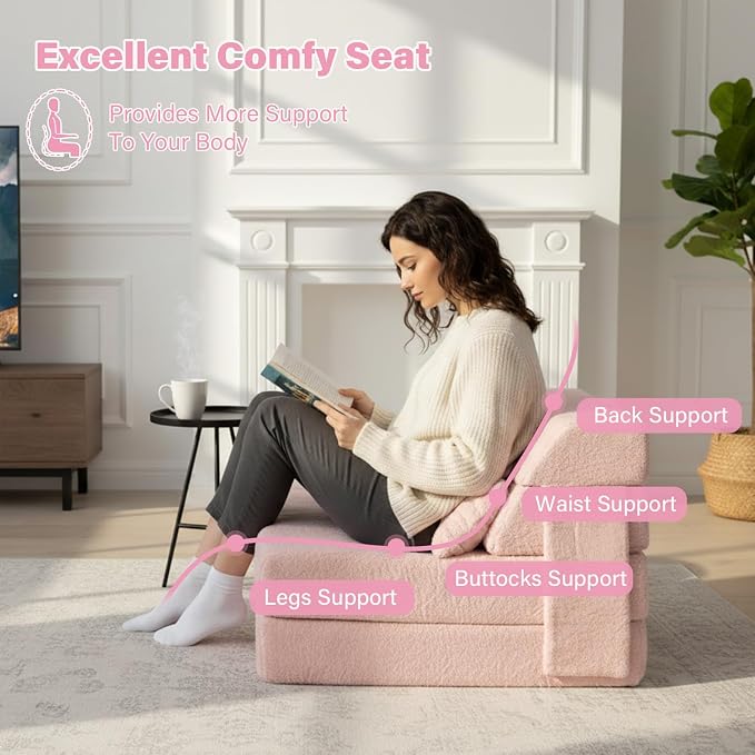 Convertible Folding Sofa Bed Single Size - Image 3