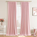 Joywell 100% Blackout Linen Curtains 108 Inch Long by Joywell