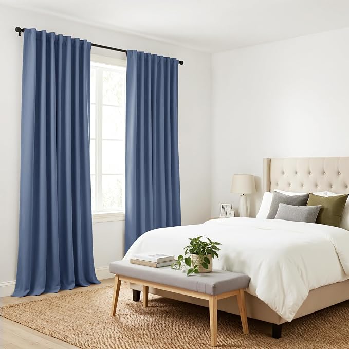 PONY DANCE Blackout Curtains 84 inch Length 2 Panels Set, Thermal Insulated - Image 8