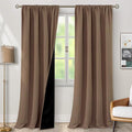 BGment Taupe Blackout Curtains for Living Room 108 Inch Length 2 Panels | by BGment