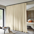 Room Divider Curtains Total Blackout Privacy Curtain Panel Room Thermal by Makefeileshade