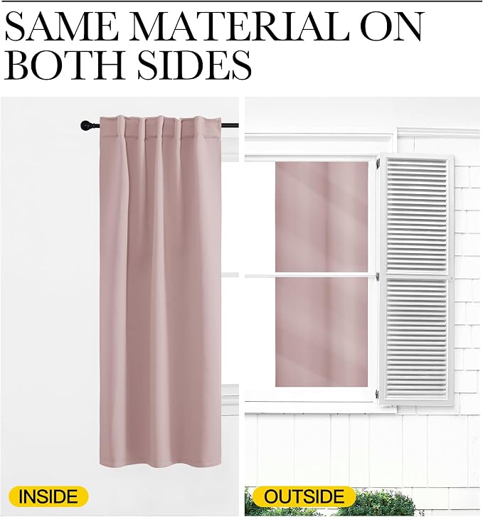 NICETOWN Window Treatment Blackout Curtains and Draperies - Image 6