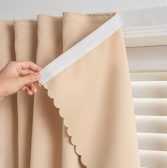 Magic Tape Blackout Curtains by gonnrly