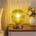 Elenhome Green Touch Glass Table Lamp, 3-Way Dimmable Bedside Lamp, Vintage by Elenhome