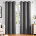 Deconovo Blackout Curtains for Bedroom and Living Room 84 Inches Long | Black by Unknown