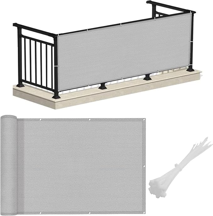 LOVE STORY 3' x 16' Balcony Privacy Screen Cover by LOVESTORY