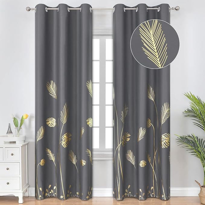 Thermal Insulated Blackout Curtains 84 Inches Long by ESTELARTEXTILER