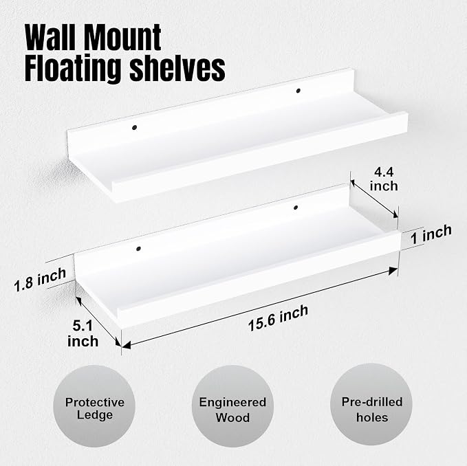 RICHER HOUSE 3-Set Floating Shelves - Image 3
