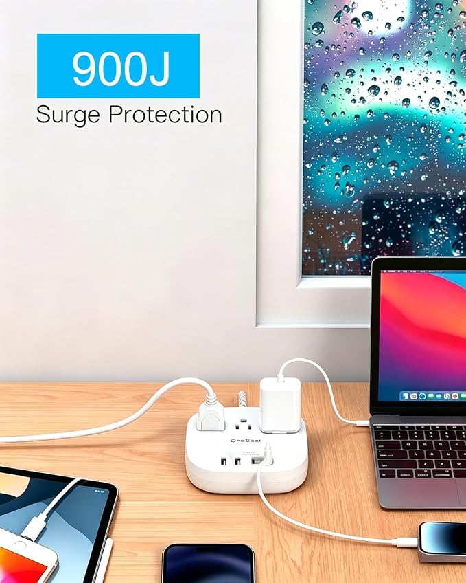 22.5W/4.5A Surge Protector Power Strip - Image 2