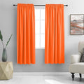 72 Inch Long Room Darkening Bedroom Curtains by DONREN