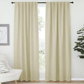 NICETOWN Living Room Room Darkening Curtains, Soft and Smooth Fabric Draperies by NICETOWN