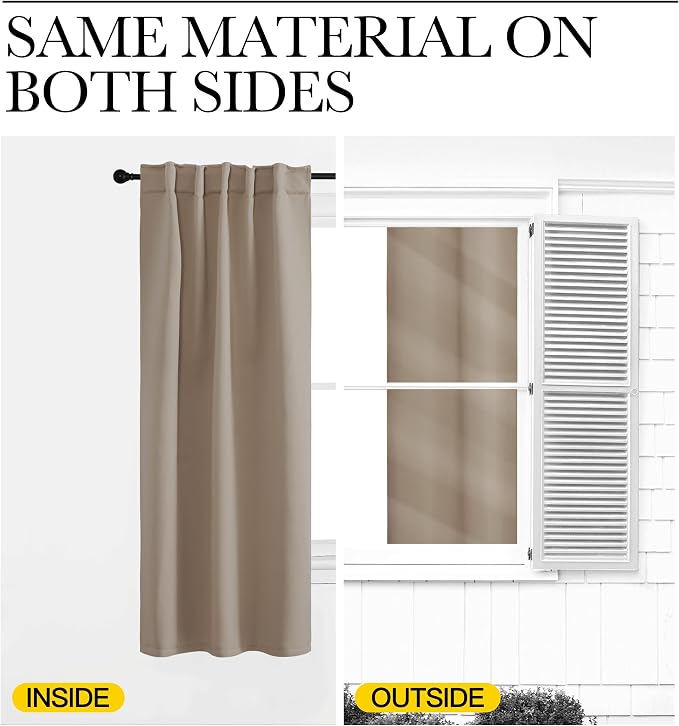 NICETOWN Living Room Darkening Curtains - Image 6