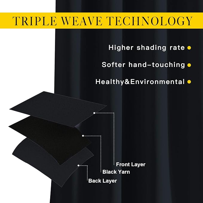 NICETOWN Black Out Curtains for Living Room - Image 5