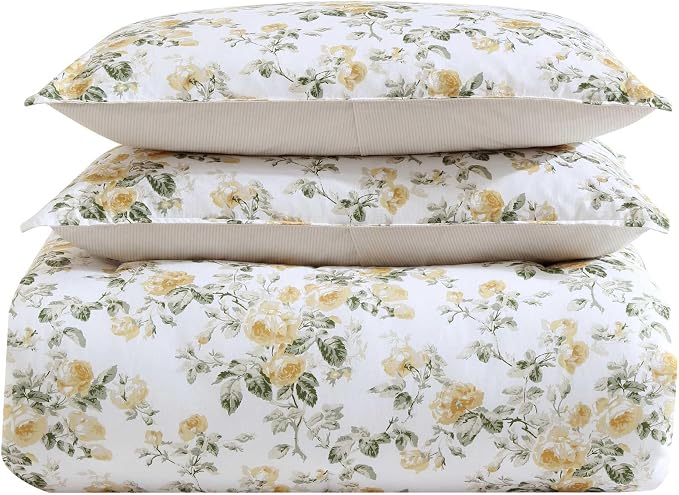 Laura Ashley - Full/Queen Comforter Set, Premium Cotton Bedding - Image 7