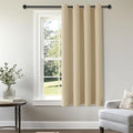 ChrisDowa Blackout Curtains Door Curtain 63 Inch Length Closet Drapes | 52W x by ChrisDowa