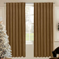 BGment Bronze Brown Velvet Blackout Curtains 72 Inches Long by BGment