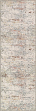 2.6x10 Washable Runner Rug:Modern Abstract Indoor Soft Carpet Taupe | by FXRHLP
