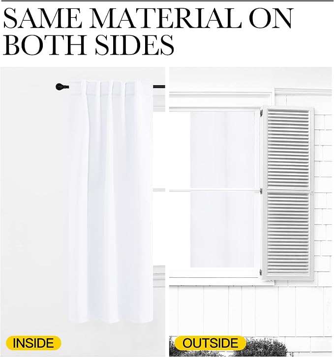 NICETOWN Window Curtain Panels for Kitchen - Image 6