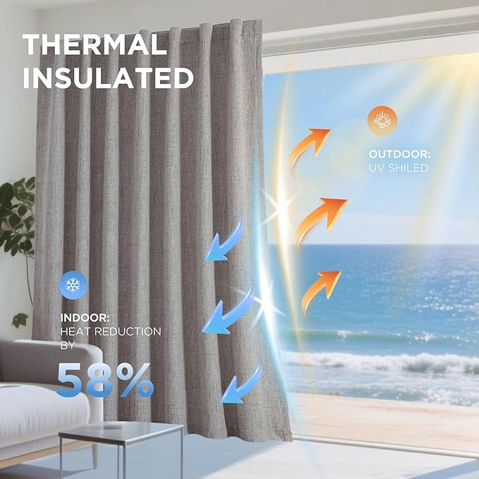 Joydeco Blackout Curtains for Bedroom - Image 4